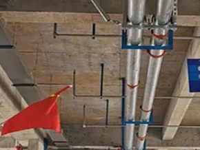 鱼峰管廊支架的安装方法