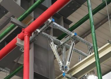 鱼峰该抗震支架的整体式支吊架结构协调性好